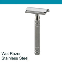 Feather Wet Shaving Razor Stainless Steel (Gift Set)