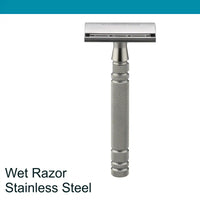Feather Wet Shaving Razor Stainless Steel (Gift Set)