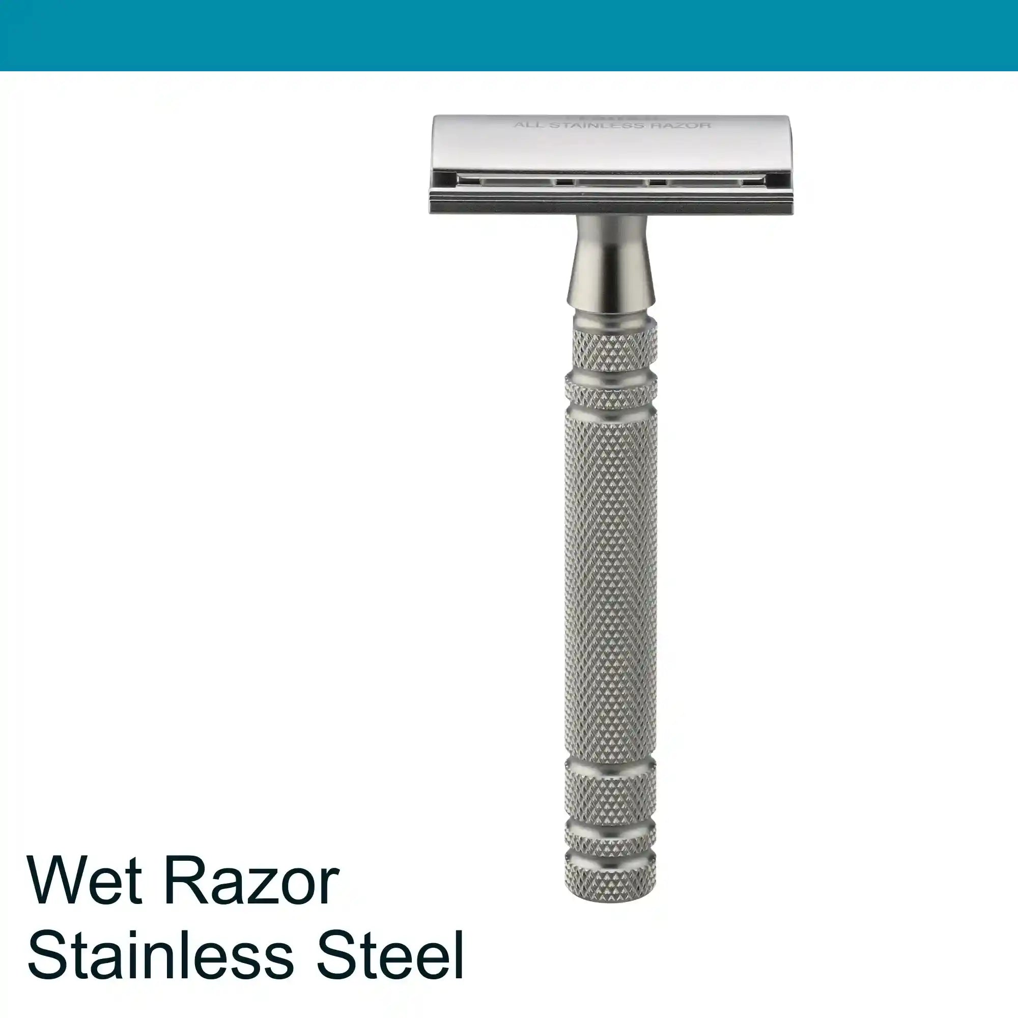 Feather Wet Shaving Razor Stainless Steel (Gift Set)