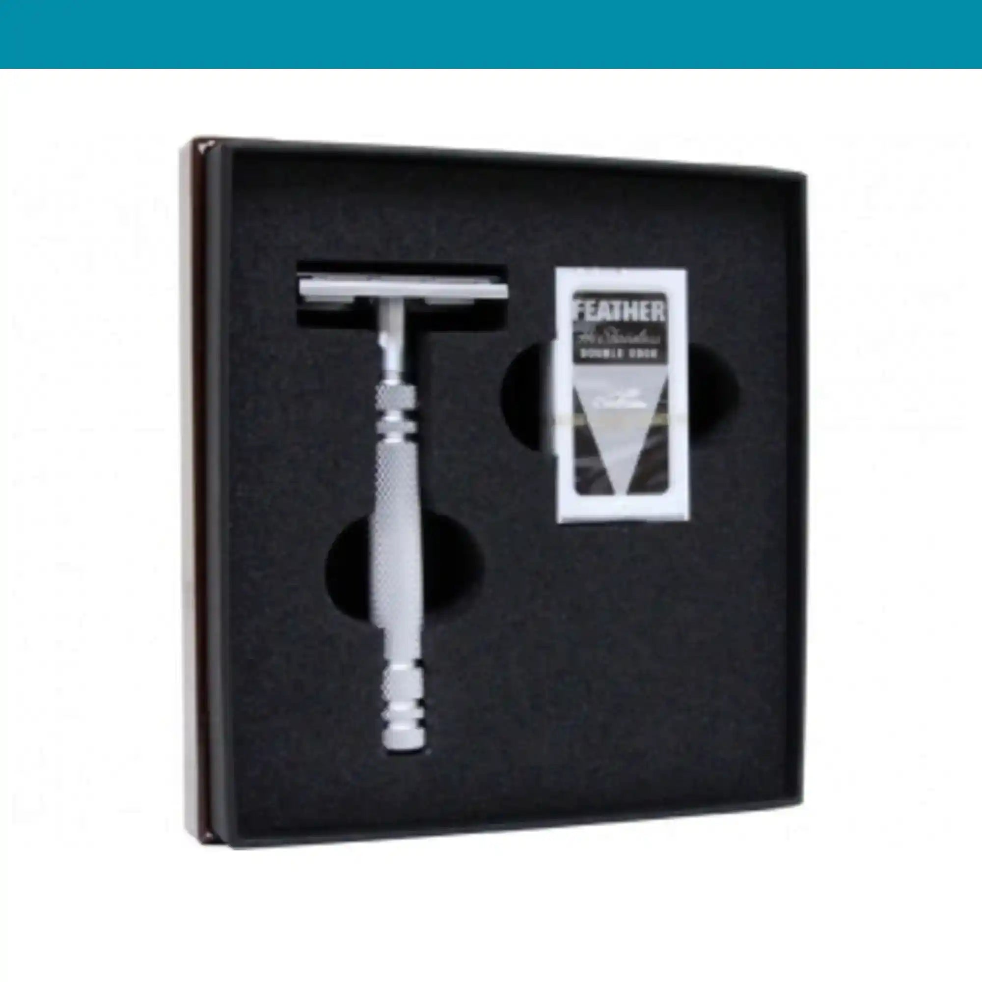 Feather Wet Shaving Razor Stainless Steel (Gift Set)