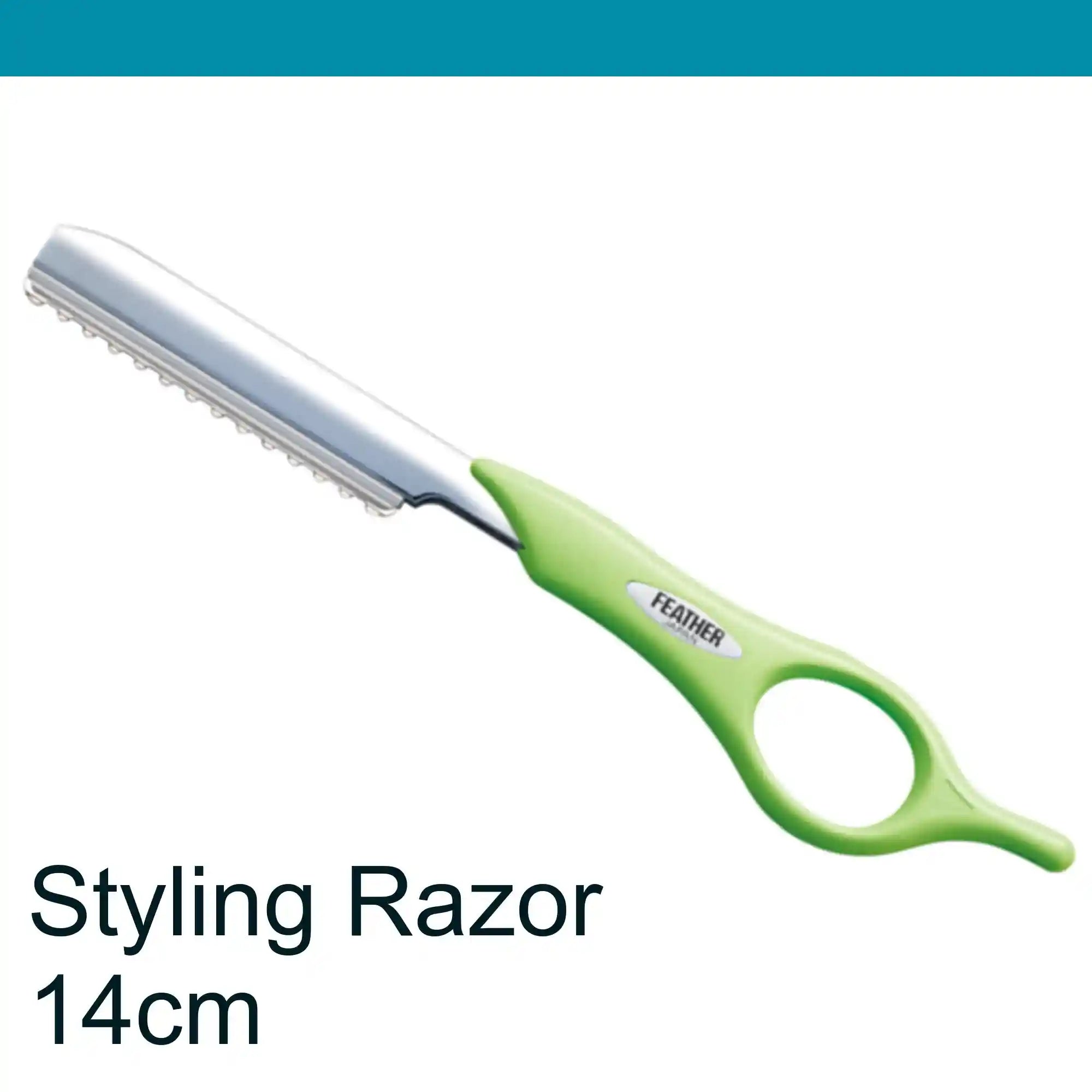 Feather Styling Razor Short Handle (14cm)