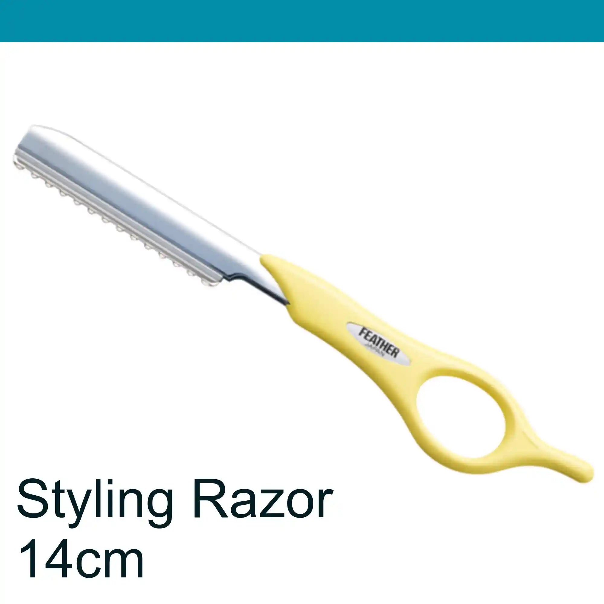 Feather Styling Razor Short Handle (14cm)