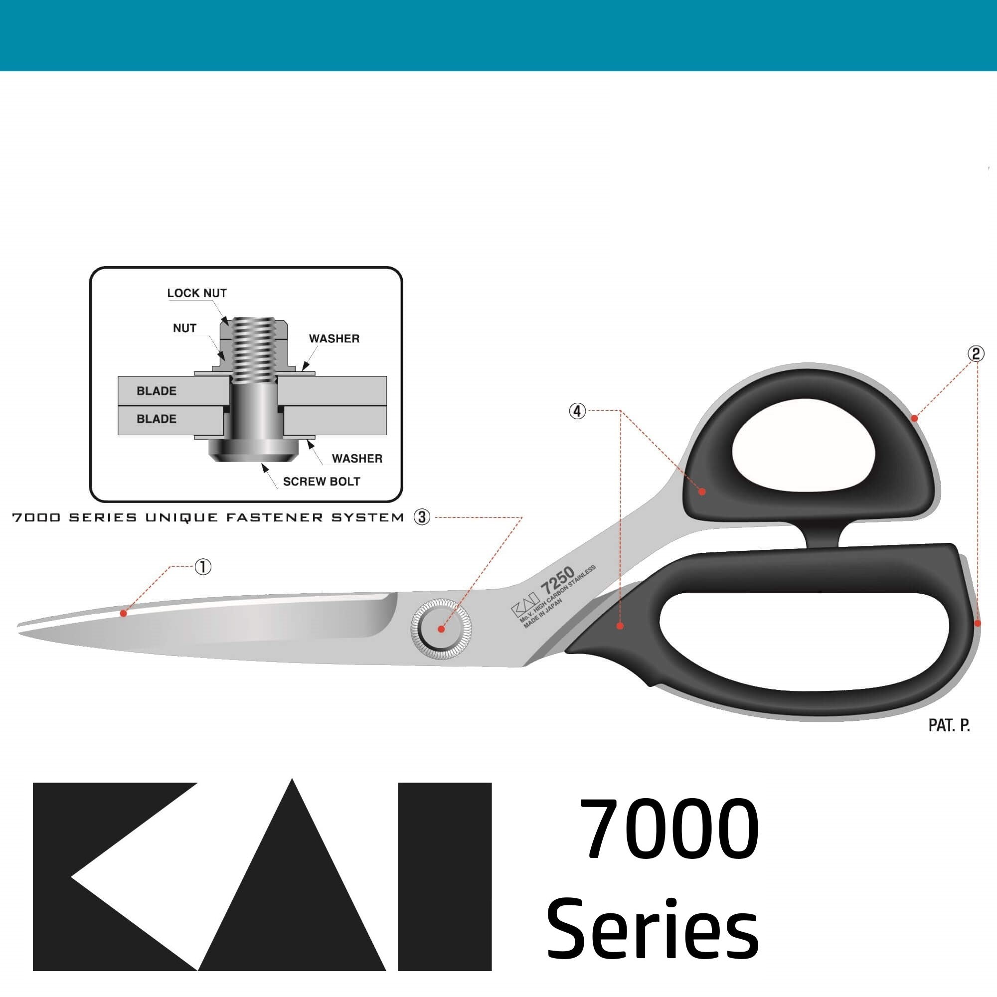 Kai 7205 8 inch Dressmaking Scissors (20.5 cm)