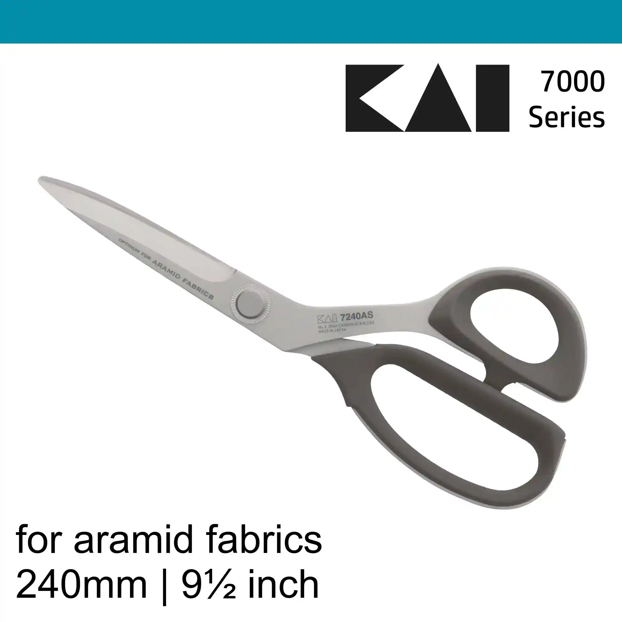 Kai 7240as Serrated Shears for Kevlar, Aramid, Fibreglass