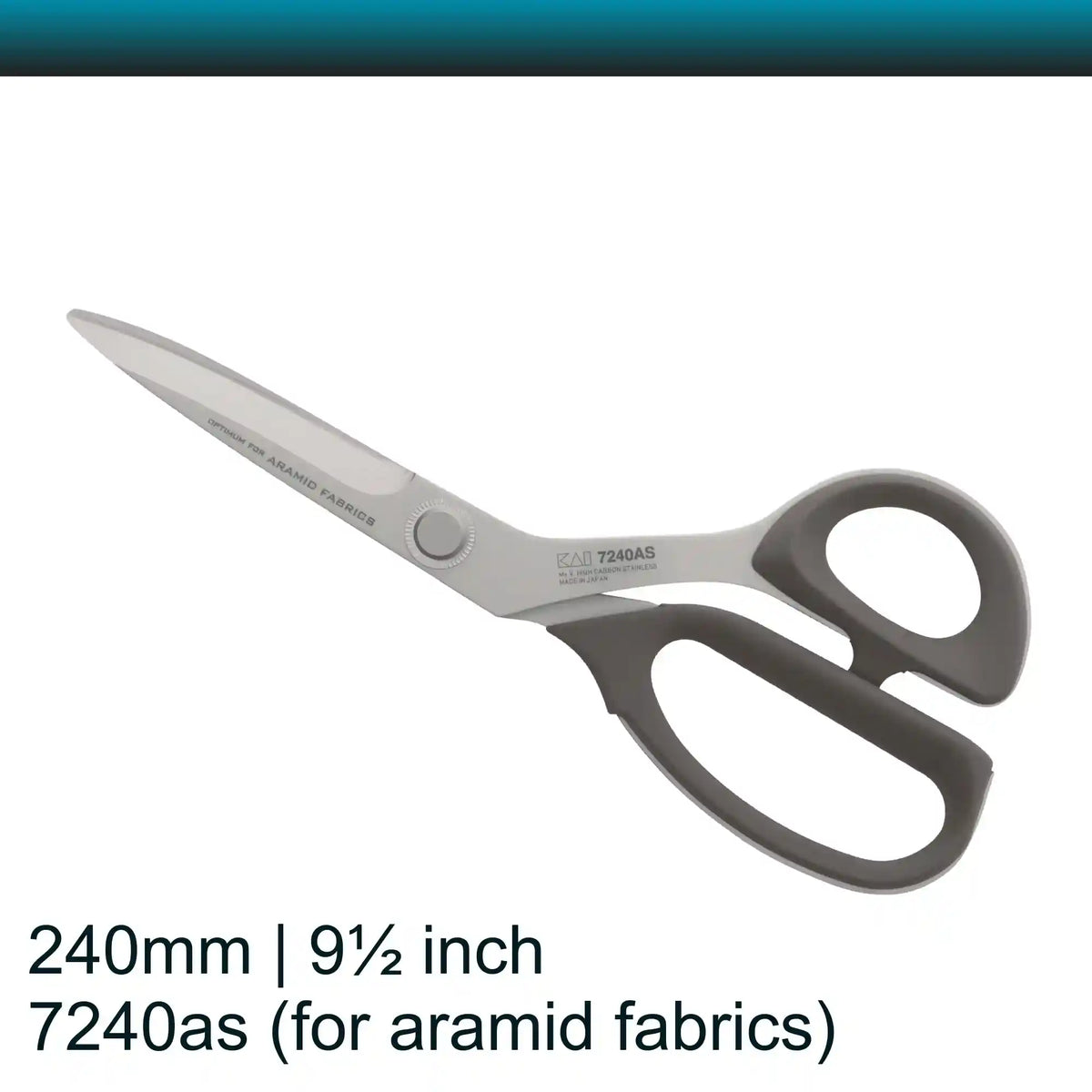 Kai 7240as Serrated Shears for Kevlar, Aramid, Fibreglass