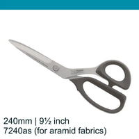 Kai 7240as Serrated Shears for Kevlar, Aramid, Fibreglass