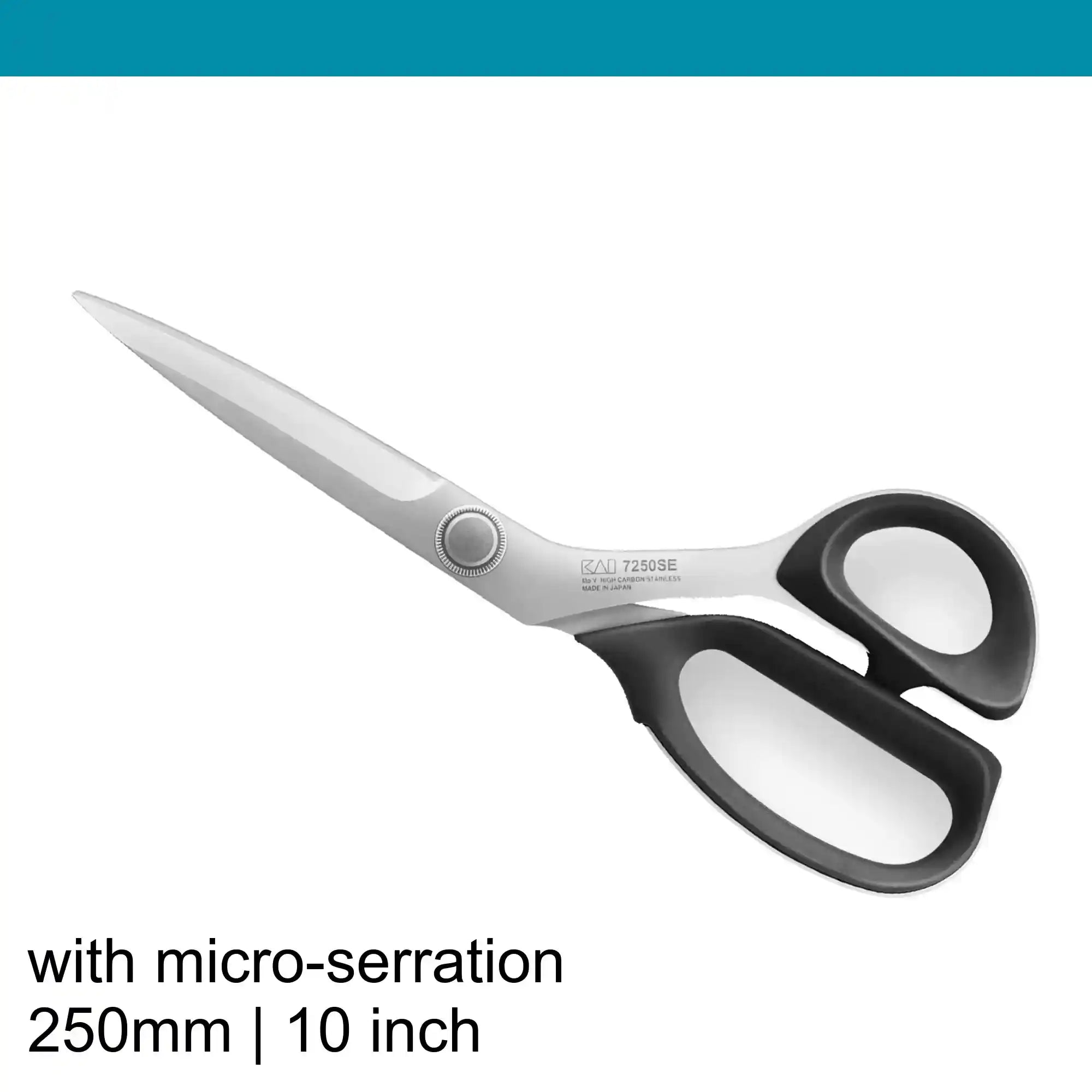 Kai 7250se 10 inch Dressmaking Shears Serrated