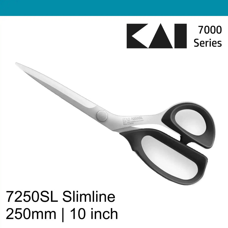 Kai 7250SL 10 inch SlimLine Professional Fabric Shears (25 cm)