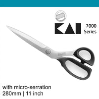 Kai 7280se 11 inch Serrated Tailoring Shears