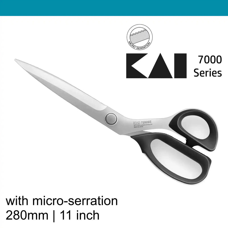Kai 7280se 11 inch Serrated Tailoring Shears