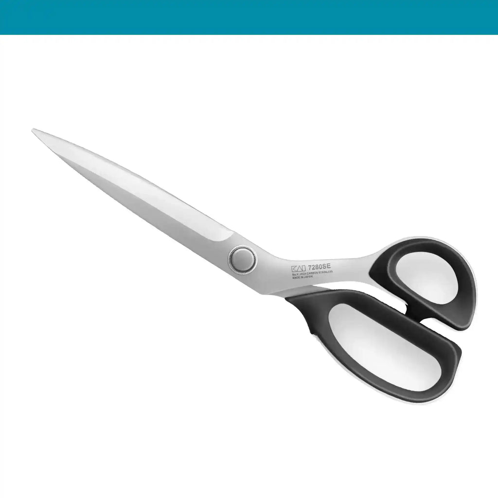 Kai 7280se 11 inch Serrated Tailoring Shears | Bladeology – Bladeology ...