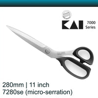 Kai 7280se 11 inch Serrated Tailoring Shears