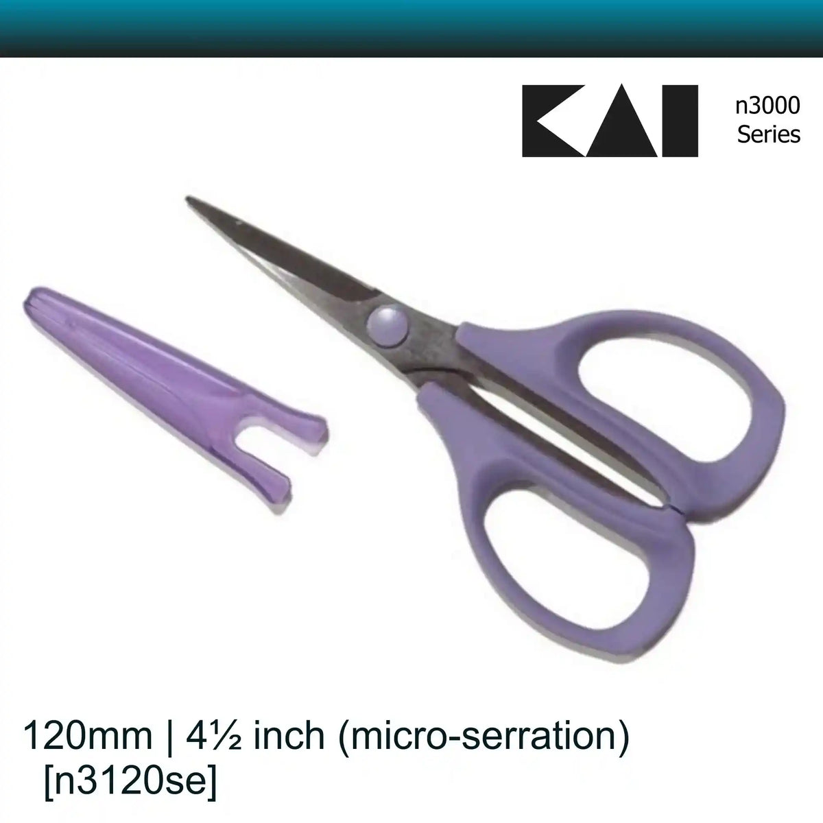 Kai n3120se Patchwork embroidery serrated scissors 120 mm
