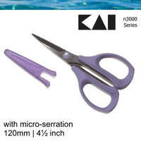 Kai n3120se Patchwork embroidery serrated scissors 120 mm