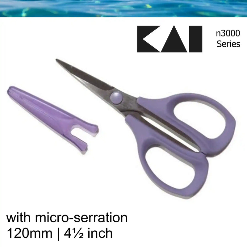 Kai n3120se Patchwork embroidery serrated scissors 120 mm