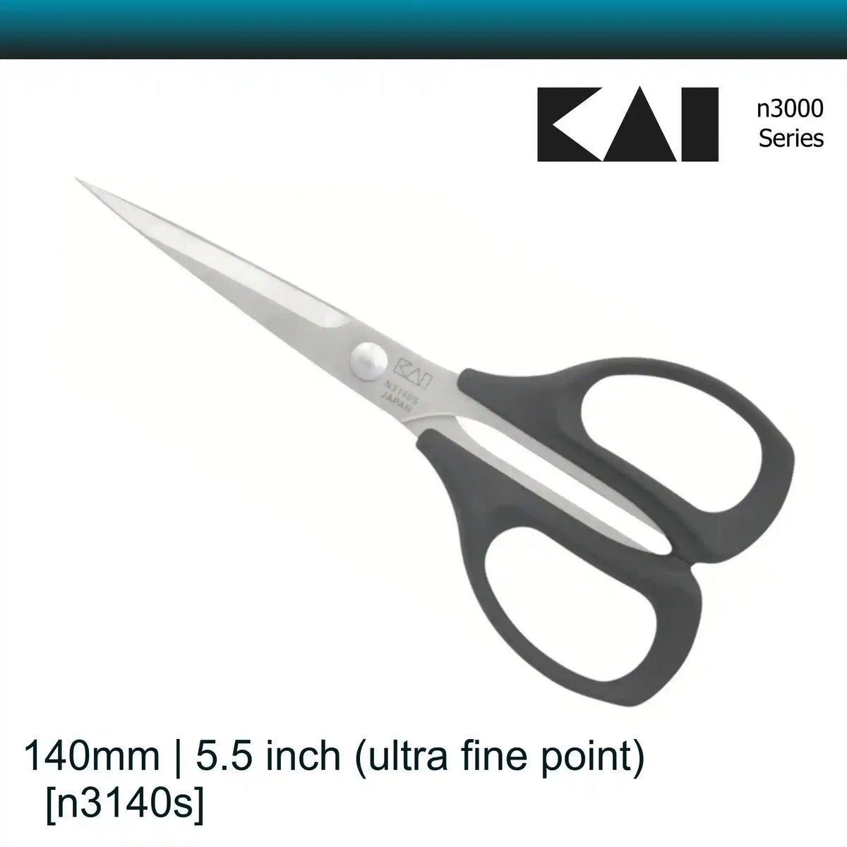 Kai n3140s Embroidery fine tip scissors 140 mm (5.5 inch)
