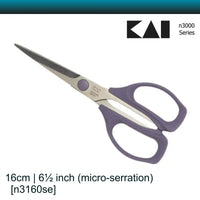 Kai n3160se Patchwork serrated scissors 160 mm