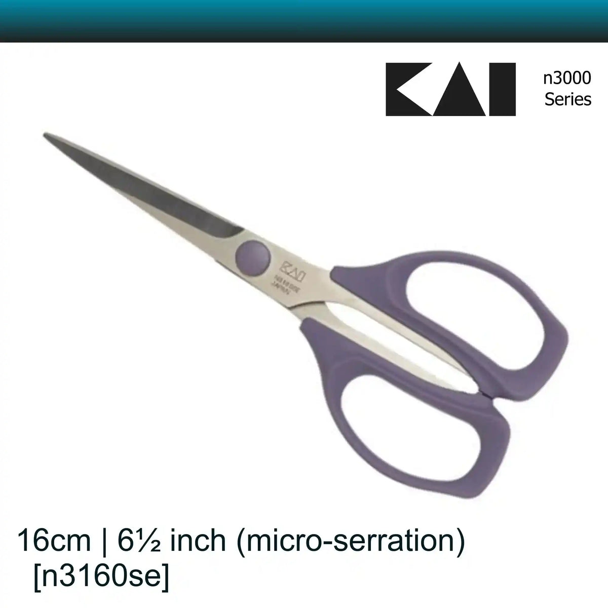 Kai n3160se Patchwork serrated scissors 160 mm