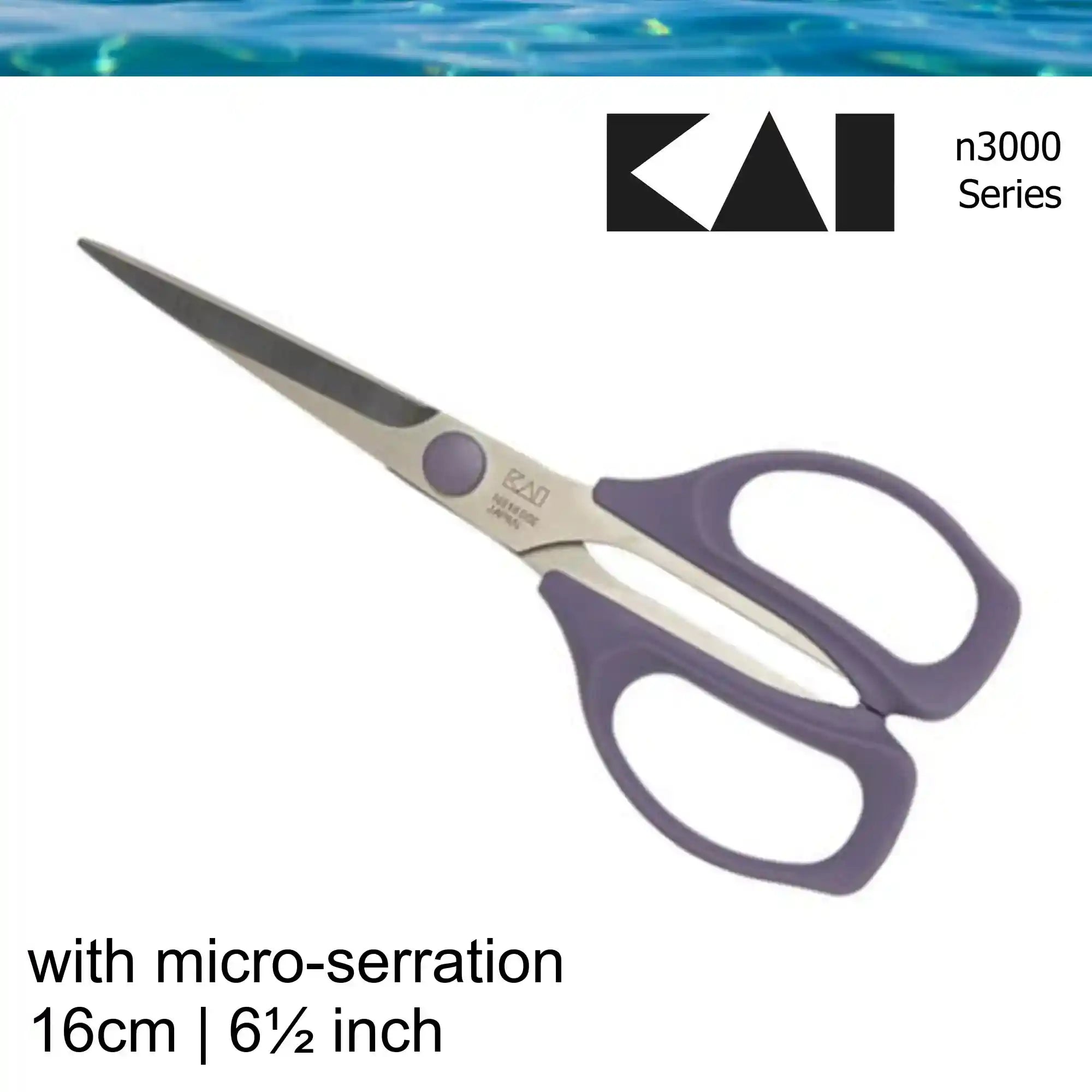 Kai n3160se Patchwork serrated scissors 160 mm
