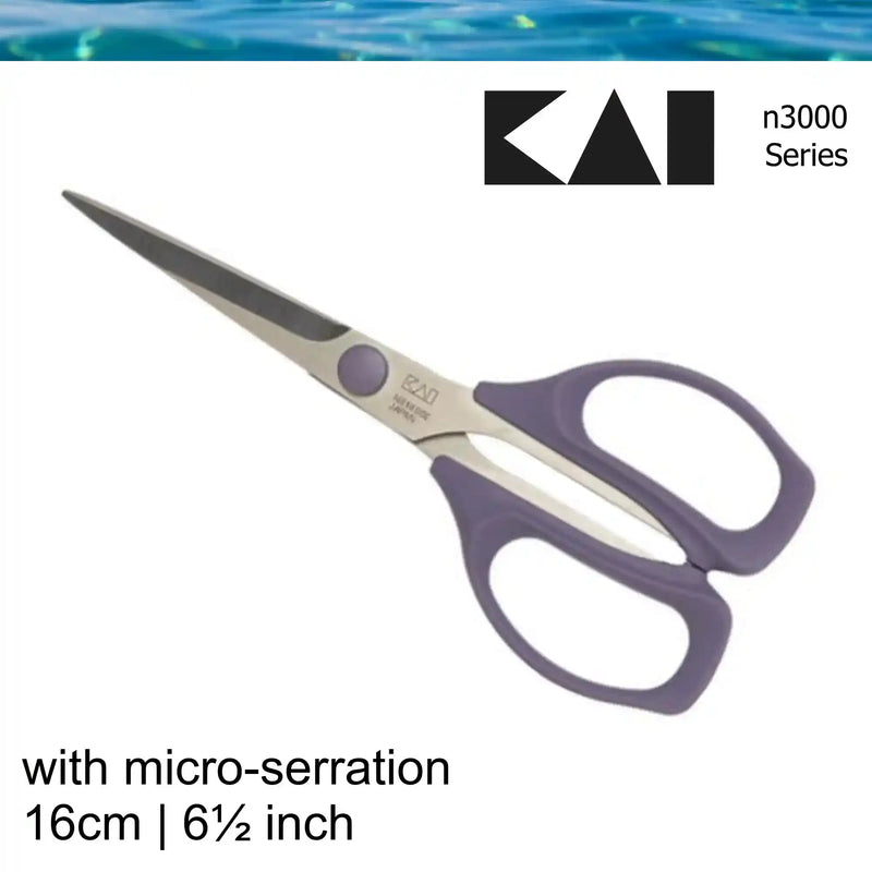 Kai n3160se Patchwork serrated scissors 160 mm