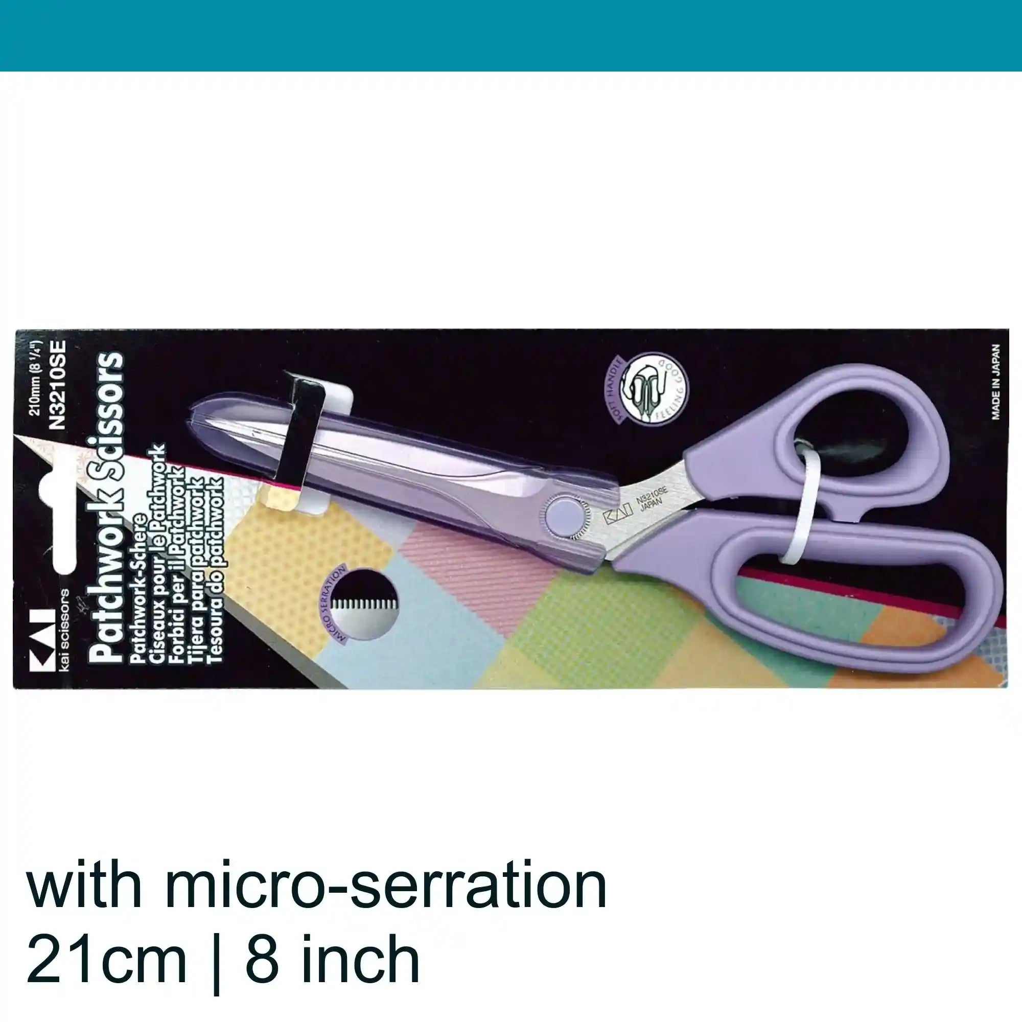 Kai n3210se Patchwork serrated scissors 210 mm