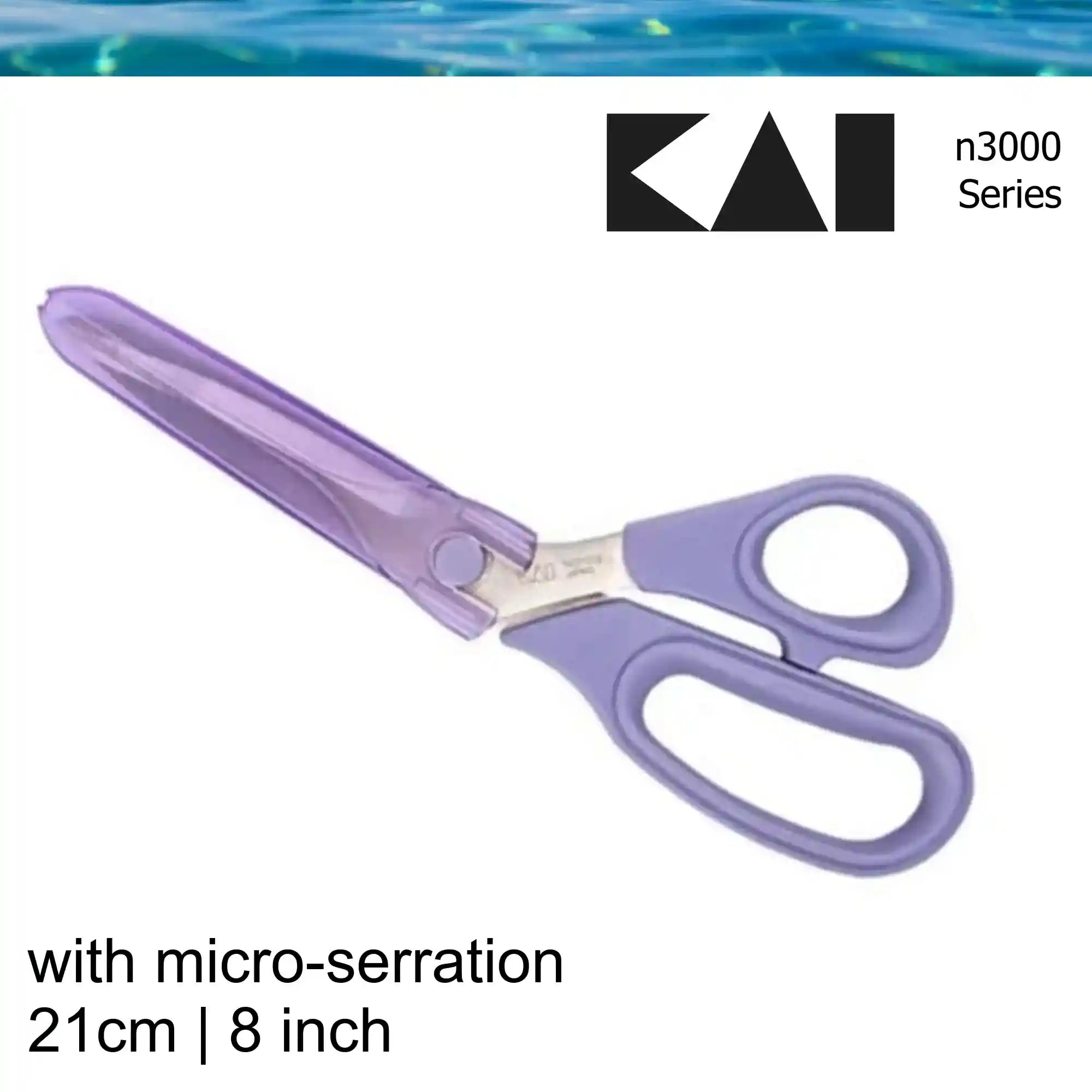 Kai n3210se Patchwork serrated scissors 210 mm