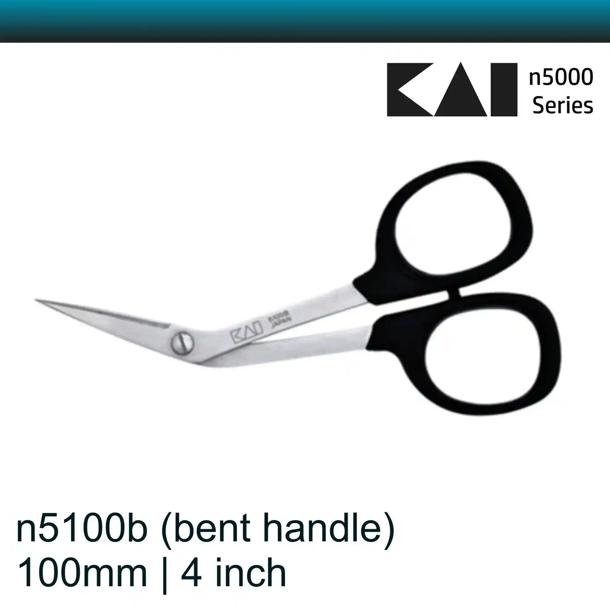 Kai n5100 Bent 4 inch 100 mm Small Embroidery Scissors