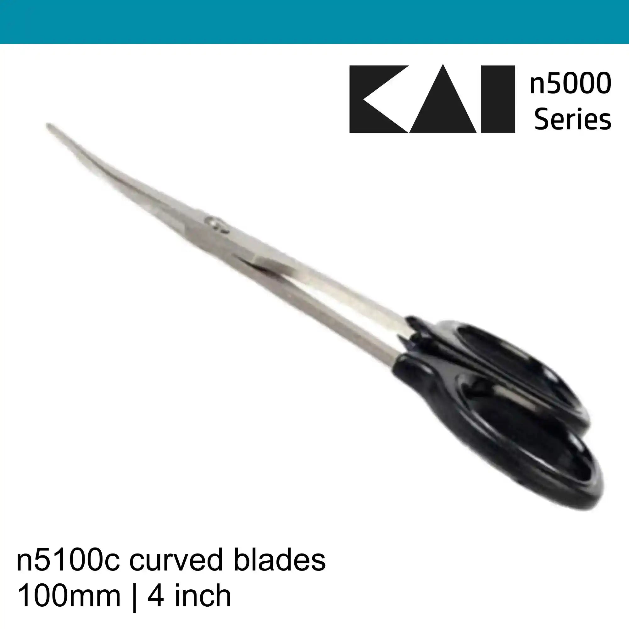 Kai n5100 Curved 4 inch 100 mm Small Embroidery Scissors