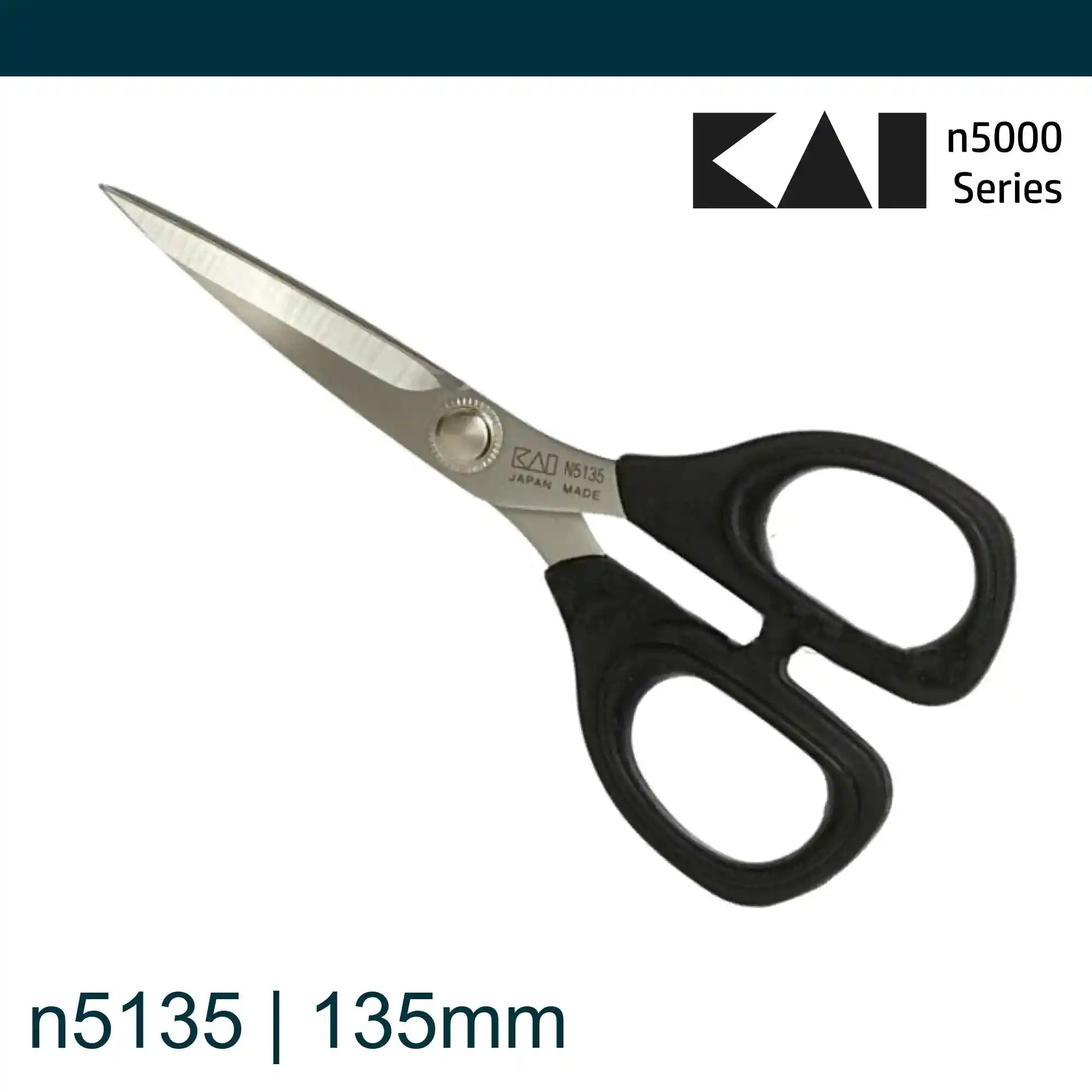Kai n5135 5.5 inch in black Embroidery Scissors (13.5 cm)