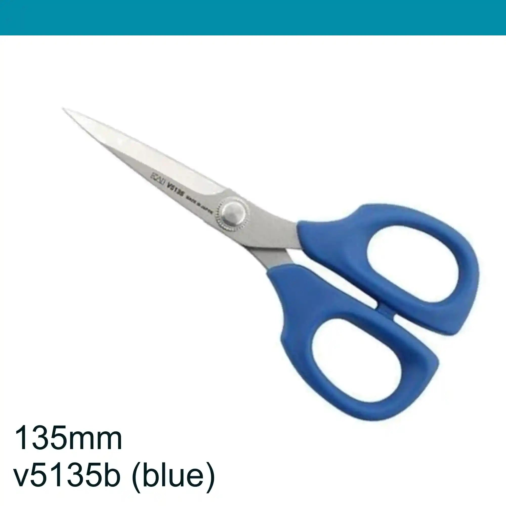Kai v5135 5.5 inch BLUE Embroidery Scissors