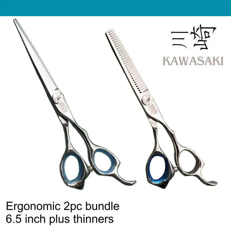 Kawashki 2pc ergo Hairdressing Scissor Ergo bundle