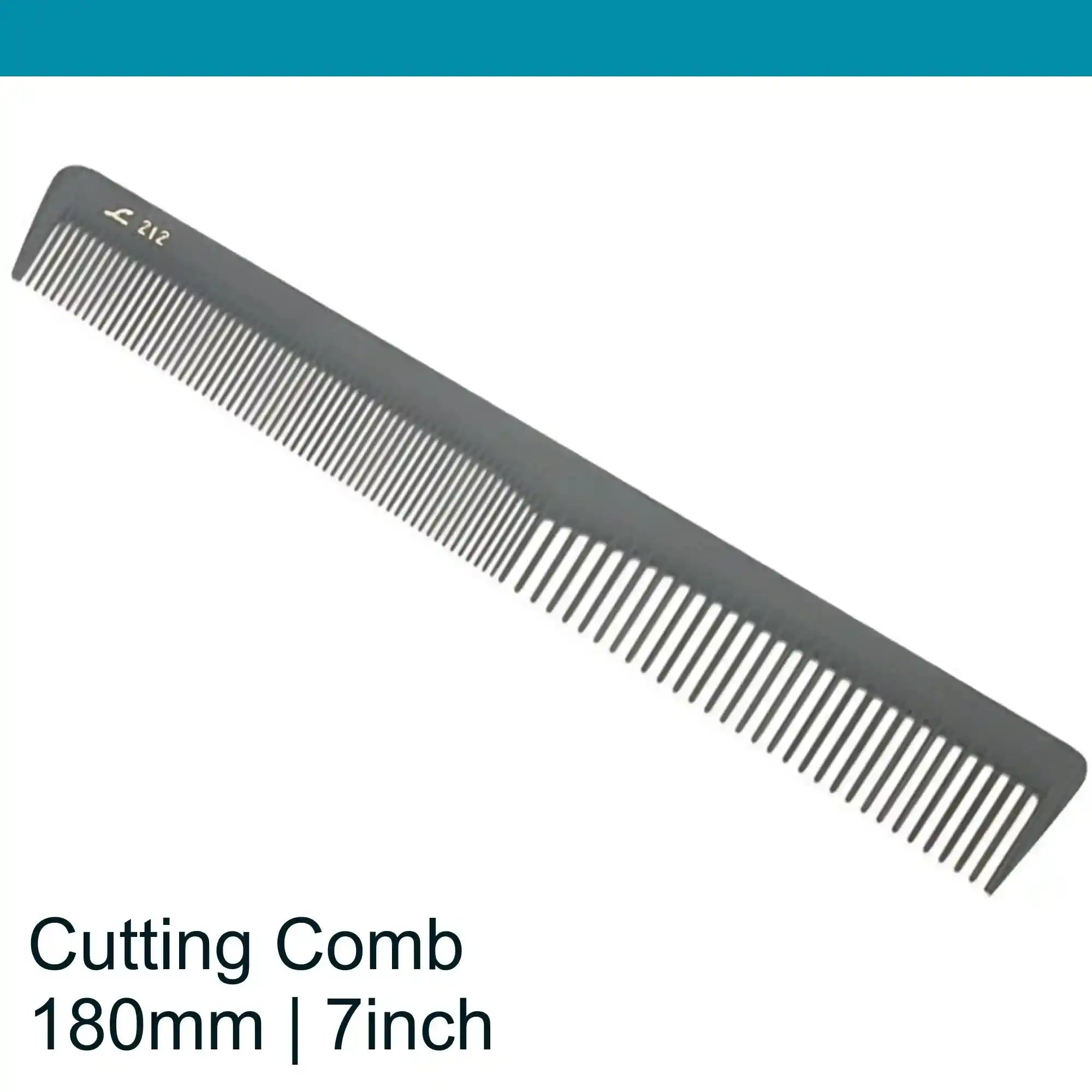 Leader Carbon #212 Tapered Cutting Comb 7"