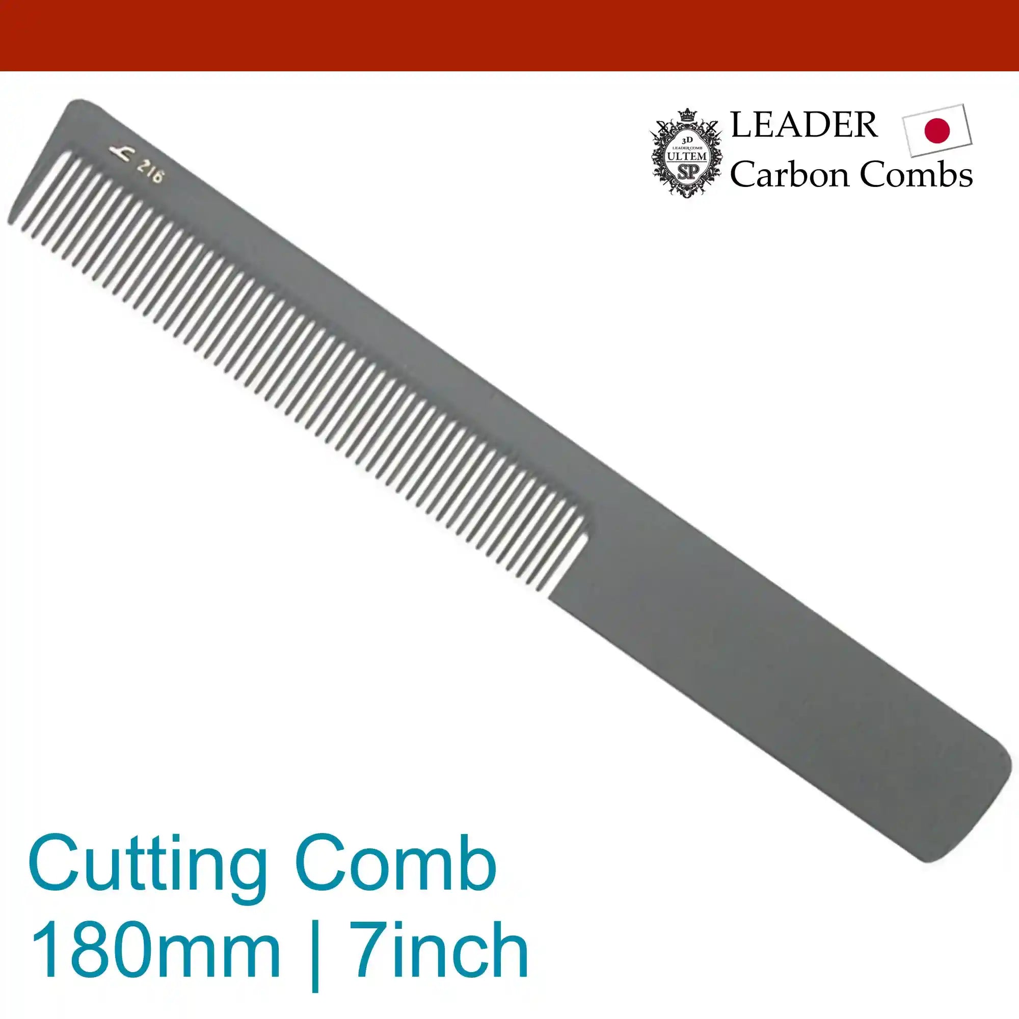 Leader Carbon #216 Cutting Comb 7"