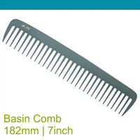 Leader Carbon #270 Wide Teeth Rake Comb 7"