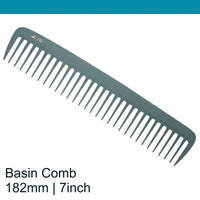 Leader Carbon #270 Wide Teeth Rake Comb 7"
