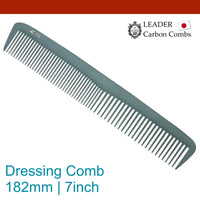 Leader Carbon #273 Dressing Comb 7"