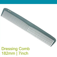 Leader Carbon #273 Dressing Comb 7"