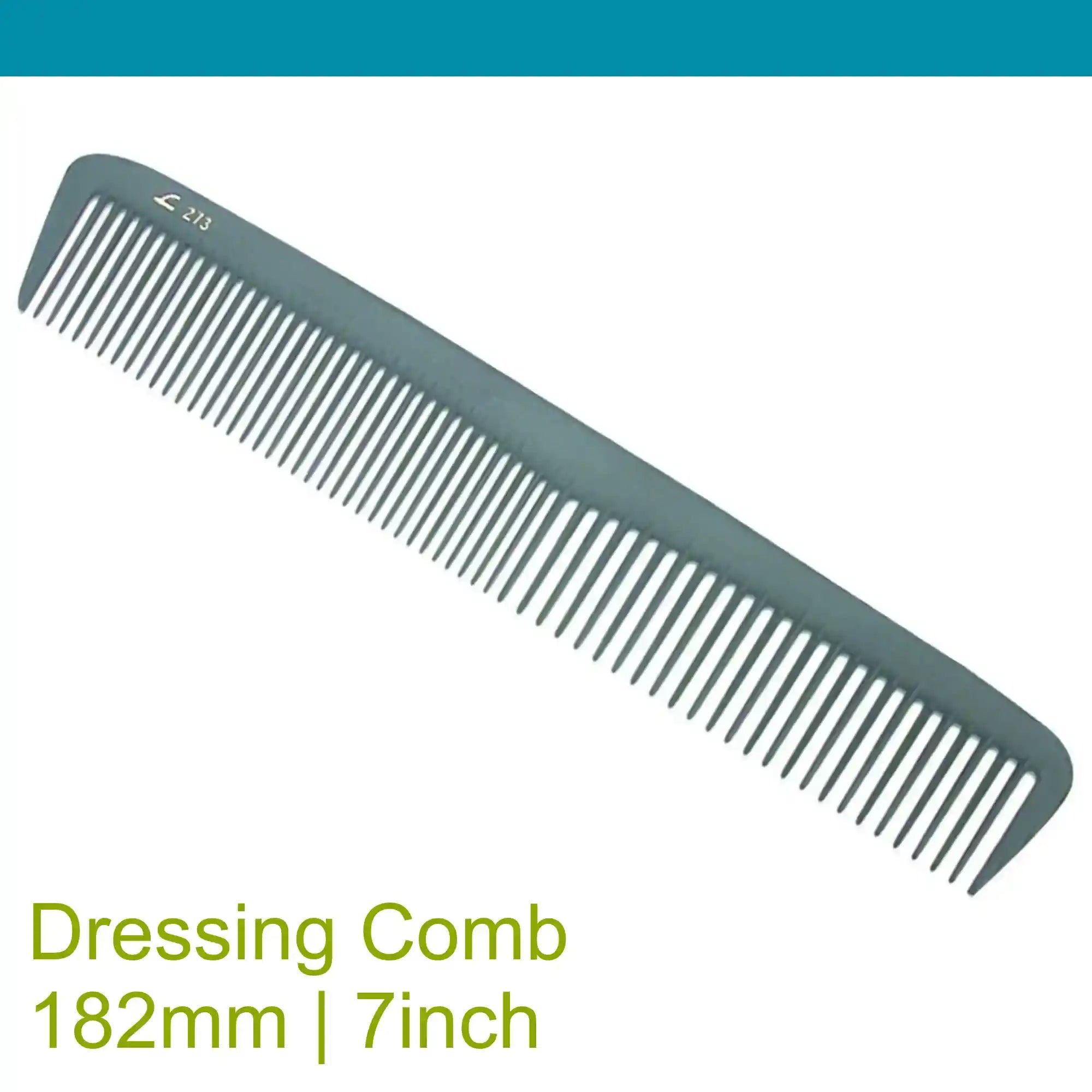 Leader Carbon #273 Dressing Comb 7"