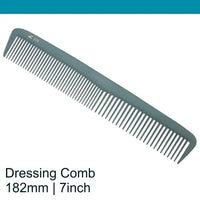 Leader Carbon #273 Dressing Comb 7"
