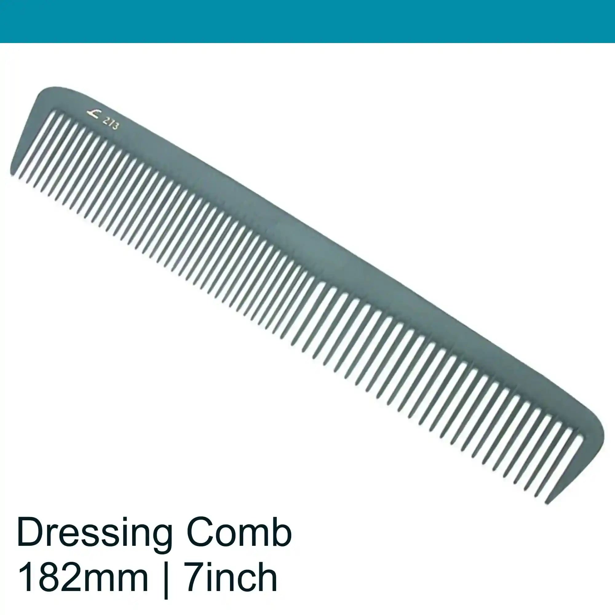 Leader Carbon #273 Dressing Comb 7"