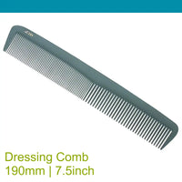 Leader Carbon #281 Standard Dressing Comb 7½"
