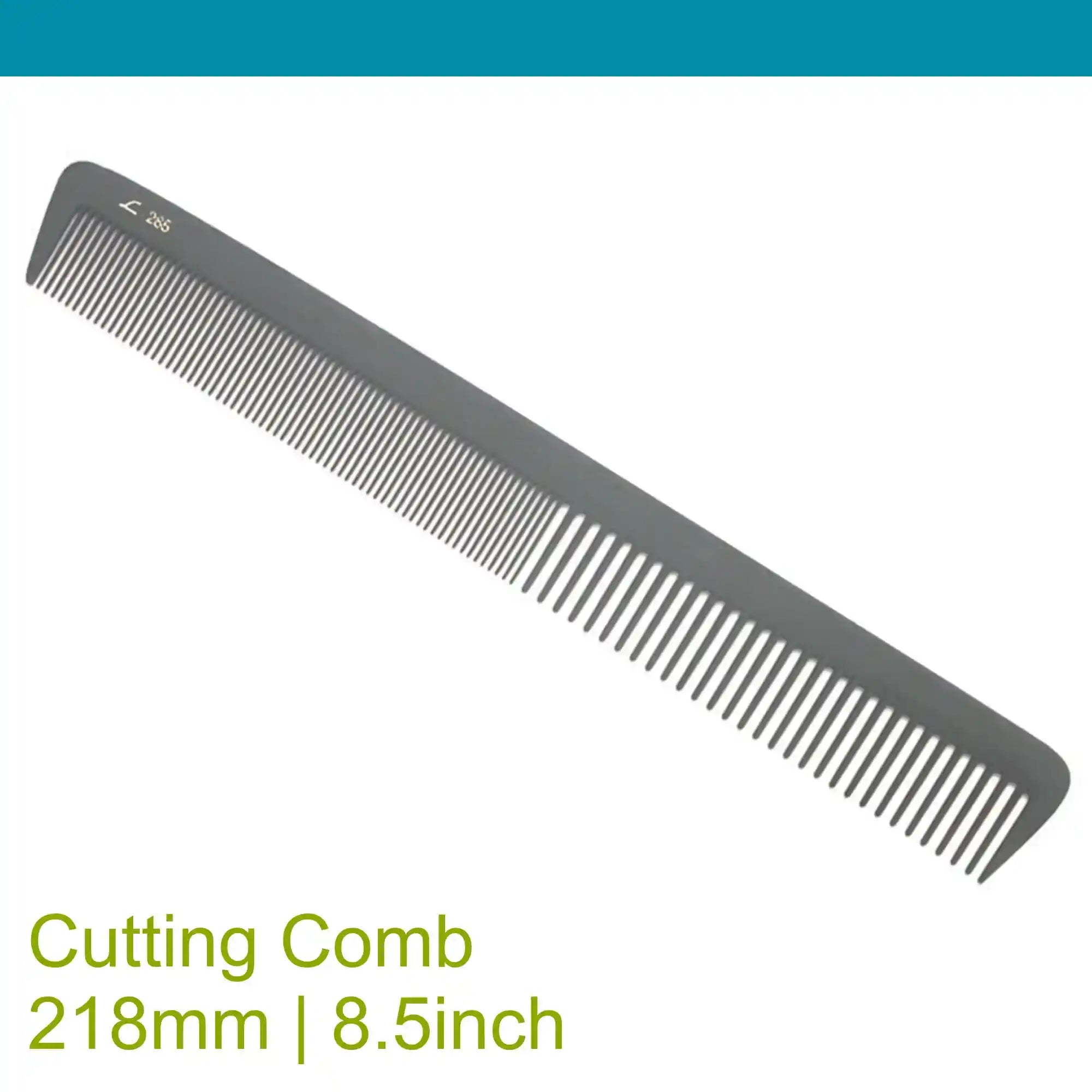 Leader Carbon #285 Long Cutting Comb Wide Teeth 8½"