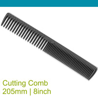 Leader Carbon #820 Long Textured Ridge Comb 8"