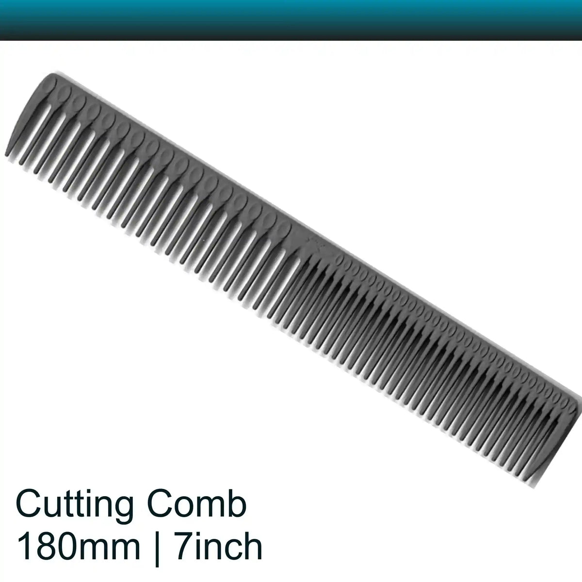 Leader Carbon #821 Textured Ridge Comb 7"