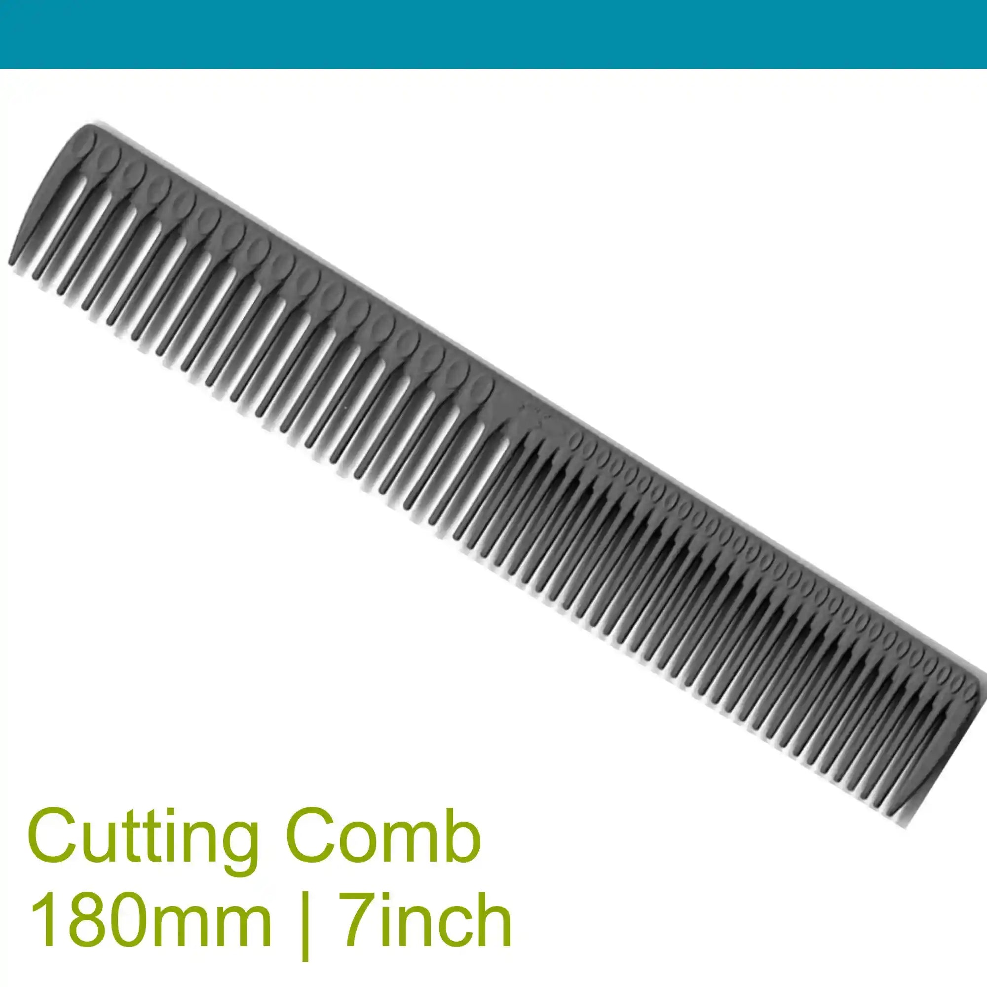 Leader Carbon #821 Textured Ridge Comb 7"