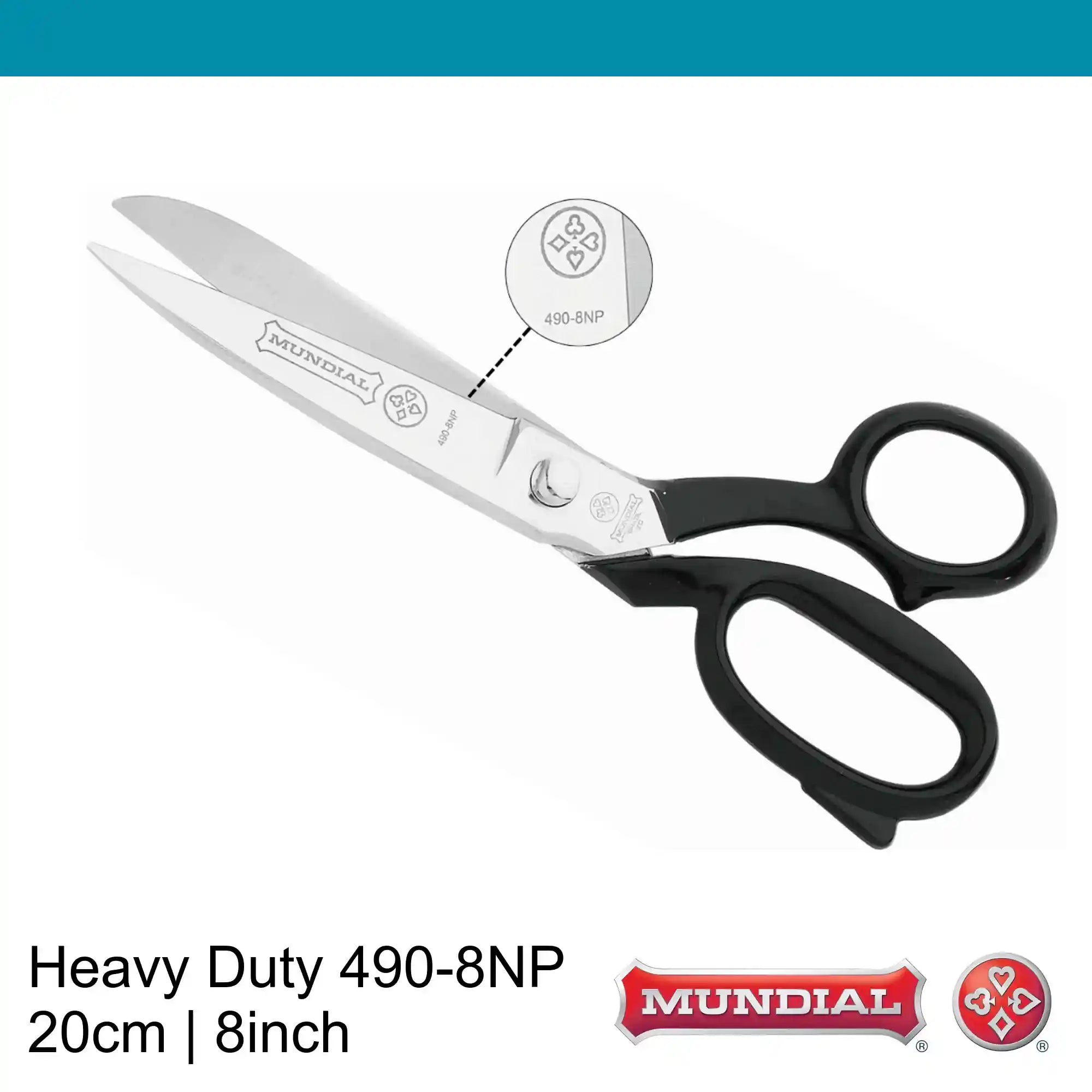 Mundial 8 inch Heavy Duty Scissors 490 (20 cm)