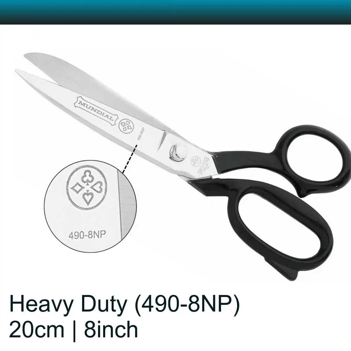 Mundial 8 inch Heavy Duty Scissors 490 (20 cm)