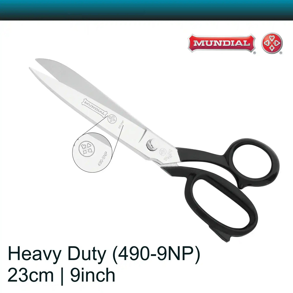 Mundial 9 inch Heavy Duty Scissors 490 (23 cm)