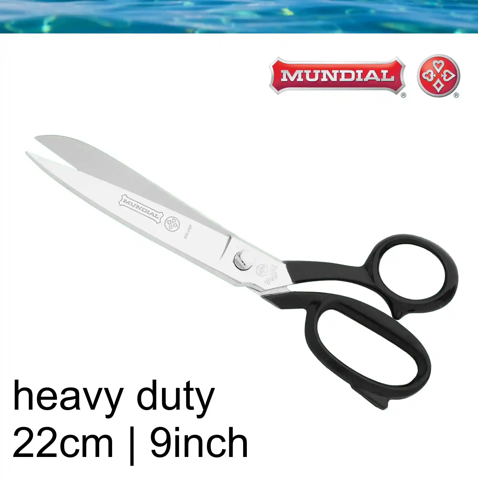 Mundial 9 inch Heavy Duty Scissors 490 (22 cm)