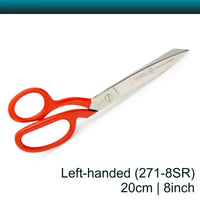 Mundial 8 inch left-handed Serra Sharp Scissors